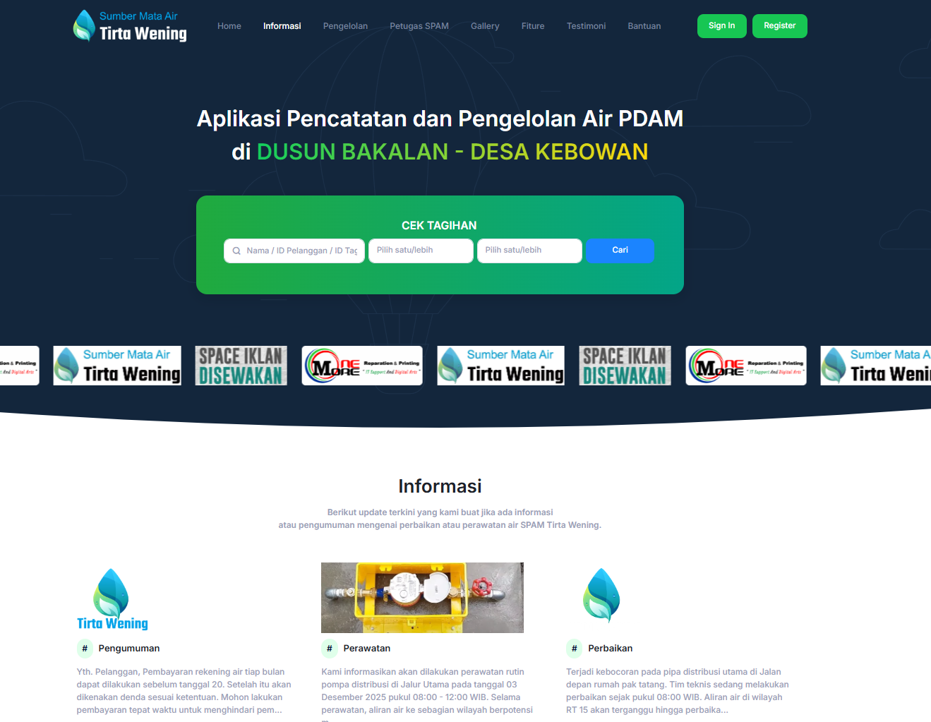 Thumbnail Website Tirta Wening Bakalan